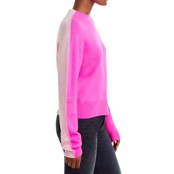 Essentiel Antwerp Cama Sweater Size 2 – Shocking Rose Pink Merino Wool Cashmere - Picture 3 of 10